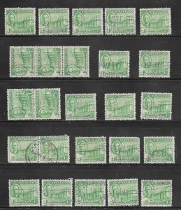 New Zealand #248 Page #753 of 25 Used Stamps Mixture Lot Collection / Lot