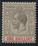 Bahamas SG 123  SC# 80 Black & Carmine  MH   see details