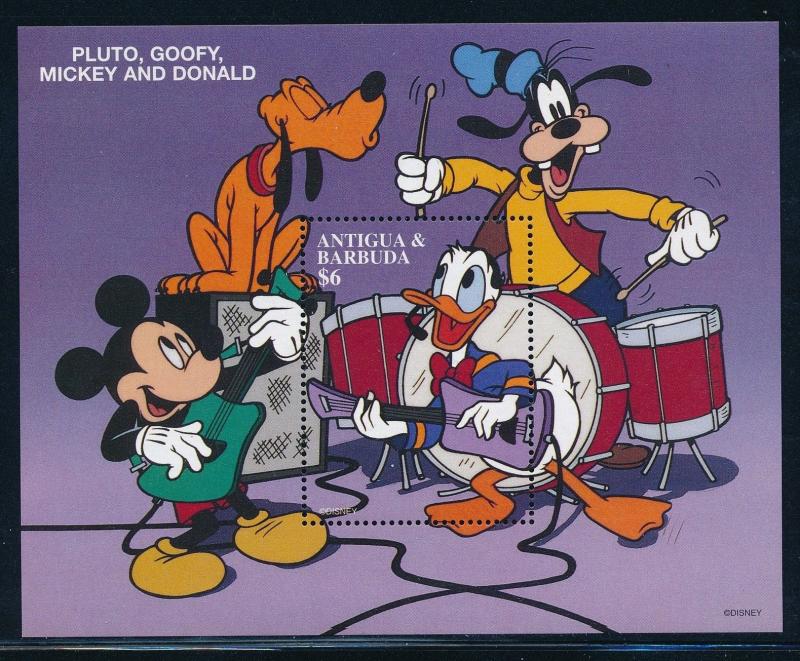 Disney Antigua - Musical Band MNH  #2036 (1997)