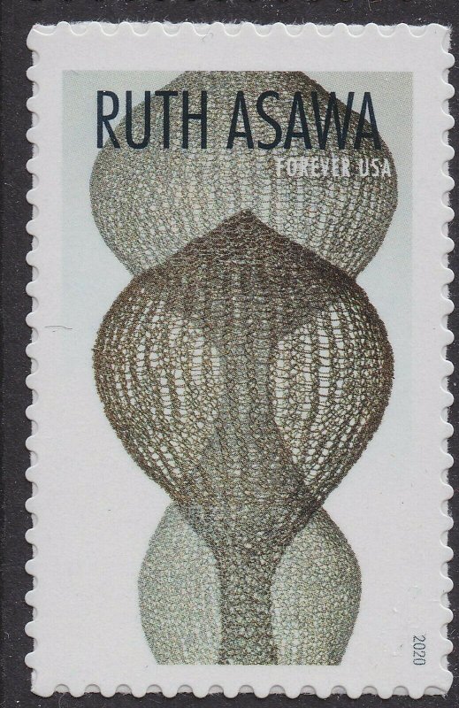 US 5504-5513 5513a Ruth Asawa forever block (10 stamps) MNH 2020 