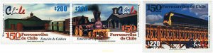 88048 MNH CHILE 2001 150 ANIVERSARIO DE LOS FERROCARRILES DE CHILE