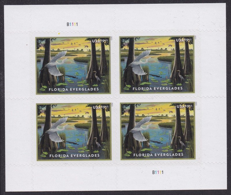 2023 US STAMP - FLORIDA EVERGLADES - SHEET OF 4 $9.65 - SC# 5751 (PO SEALED)