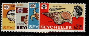 SEYCHELLES QEII SG242-245, complete set, NH MINT. 