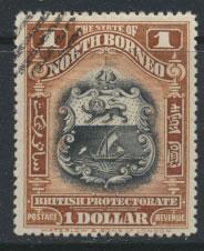 North Borneo  SG 180 SC# 154  Used  CTO  perf  13½ x 14 see scan & details