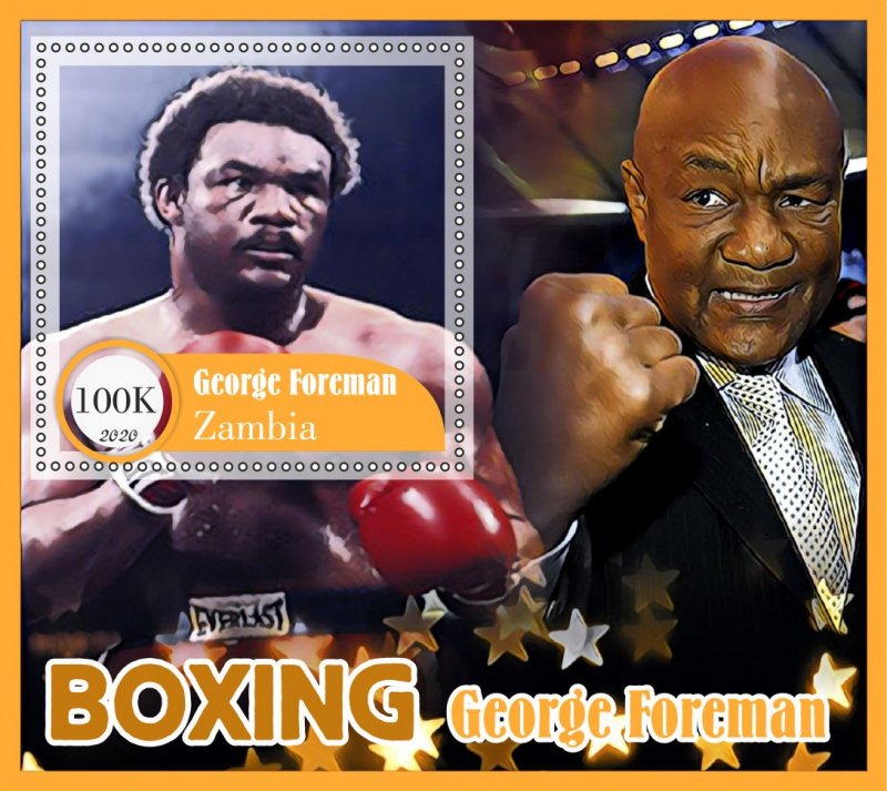 Stamps. Boxing   6 sheets perf Zambia MNH **