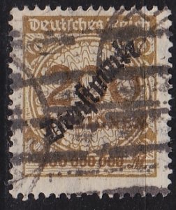 GERMANY REICH Dienst [1923] MiNr 0083 ( O/used ) [02]