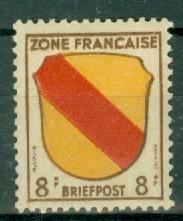 Germany - Allied Occupation - French Zone - Scott 4N4 MNH (SP)