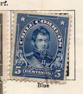 Chile 1911 Early Issue Fine Used 5c. 236839