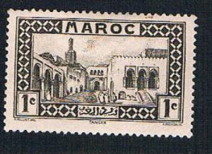 French Morocco 124 MLH Old Treasue House (BP1335)