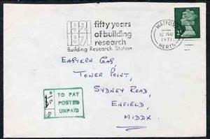 Great Britain 1971 cover to Middx bearing 2p Machin with ...