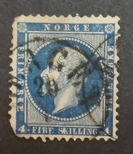 NORWAY Scott 4 Used Stamp T4676