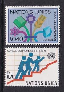 United Nations Geneva  #96-97  MNH  1980   economic and social