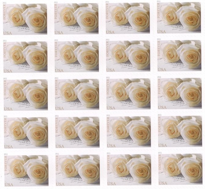 Wedding Cake  forever stamps  5 sheets of 20pcs，total 100pcs