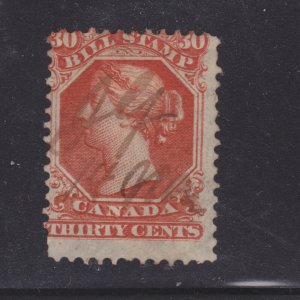 CANADA # FB 30 Bill Stamp 30c used VG  perf 12 