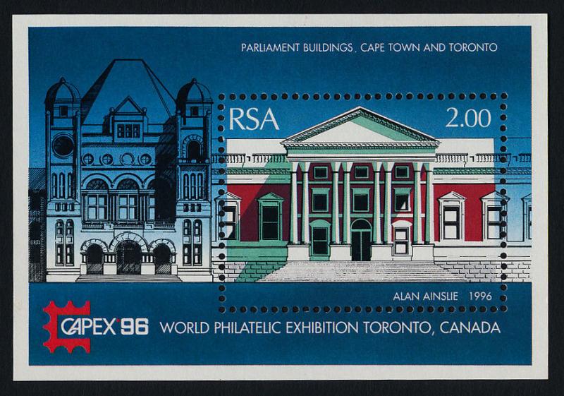 South Africa 945a MNH Parliament Buildings, Toronto, Architecture, CAPEX '96