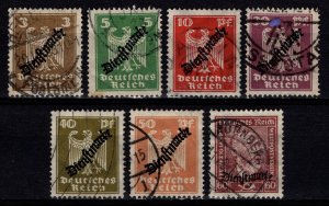 Germany 1924 Eagle & Stephan Optd. ‘Dienstmarke’, Part Set [Used]