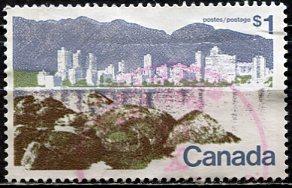 Canada; 1977: Sc. # 599a: O/Used Perf. 13 1/2 Single Stamp