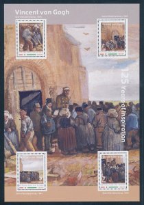 [110362] Niger 2013 Art Van Gogh Sale of Building scrap Sheet MNH