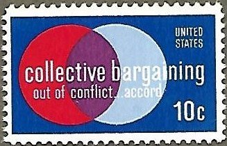 United States #1558 10c Collective Bargaining MNH (1975)