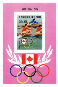 Upper Volta 1976 Sc C233 Montreal Olympics Souvenir Sheet MNH Imperforate M/S