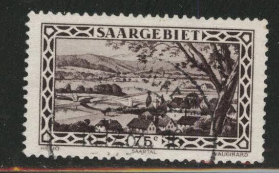 Saar Scott 128 Used stamp 