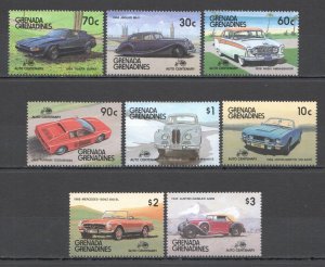 Oz0419 1986 Grenada Grenadines Transport Cars Automobiles Centenary 1Set Mnh