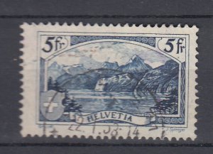 J30086, 1928 switzerland set of 1 used #206 view