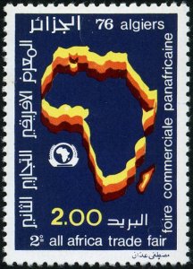 Algeria 1976 MNH Stamps Scott 576 Africa Commercial Fair Trade Map Commerce