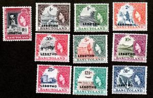 Lesotho # 5-14 Mint!