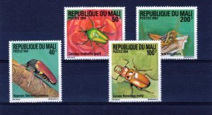 Mali 1994 INSECTS set (4v) Perforated Mint (NH)