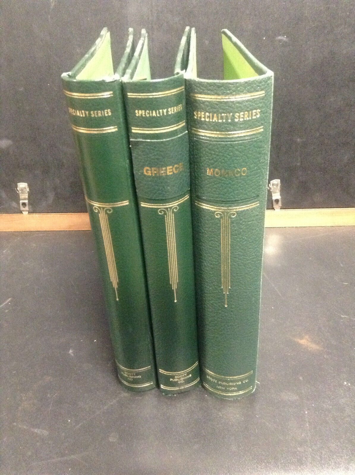 Scott Specialty Binders, 2 Post, 2 Inch, Lot of 3, Greece, Monaco+ (A5