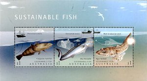 Australia 2019, Sustainable fish 3v m/s, MNH