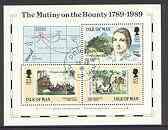 Isle of Man 1989 Mutiny on the Bounty m/sheet very fine c...