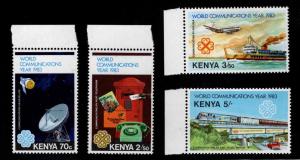 Kenya  Scott 266-268 MNH** World Communications year set