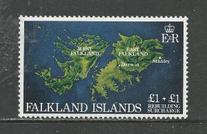 Falkland Islands  Scott catalogue # B1 Unused Hinged