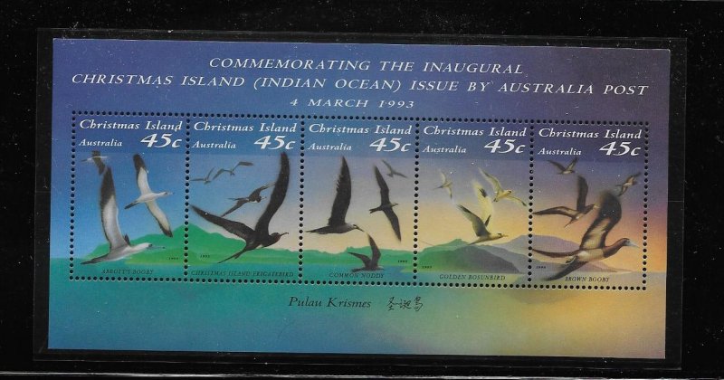 BIRD - CHRISTMAS ISLAND #349f   MNH