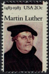 2065 20c Martin Luther, Misperfed OG NH, nice, RARE! ww1601