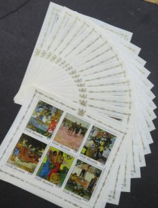 EDW1949SELL : COOK ISLANDS 1967 Scott #226a Paintings 34 S/S VF MNH Catalog $127