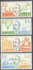 MALTA 484-87 MNH 1974 UPU CENTENARY