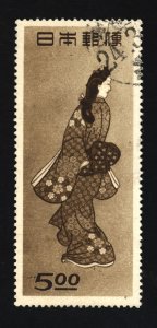 JAPAN SCOTT 422 1948 BEAUTY LOOKING BACK ISSUE USED VF CAT $40!