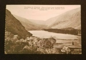 1927 Ireland to Detroit Michigan Glendale Wicklow Upper Lake RPPC Postcard Cover