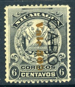 Nicaragua 1906 CABO Overprint on 50¢/6¢ ABNC Mint  T720 