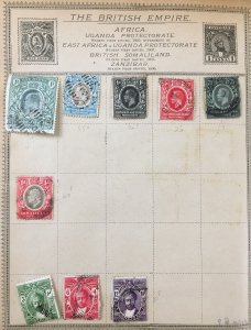 Rowland Hill Old M&U Collection (Apx600) India China Africa Japan USA (SK209) 