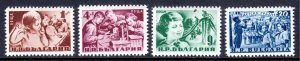 Bulgaria - Scott #755-758 - MNH - Lt. crease #755, inclusion #757 - SCV $4.75