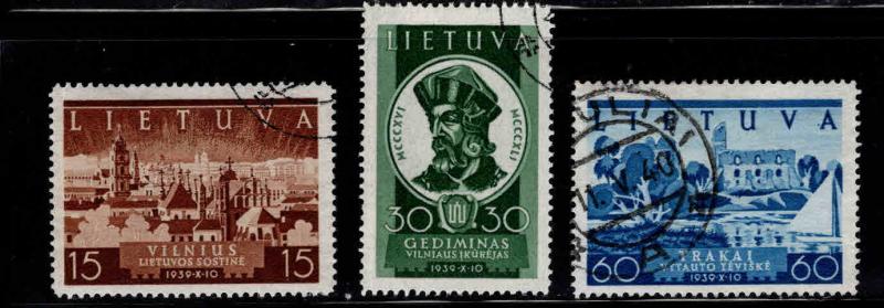 LITHUANIA Scott 314-316 Used CTO set