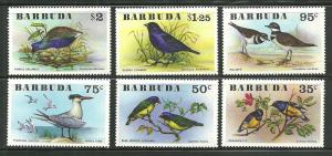 Barbuda 238-43 MNH Birds in Natural Colors SCV 9.80