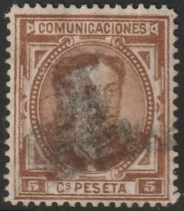 Spain 1876 Sc 222 used