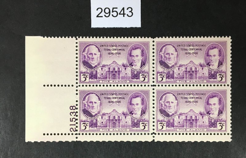 US STAMPS # 776 PLATE BLOCK MINT OG NH $ LOT #29543