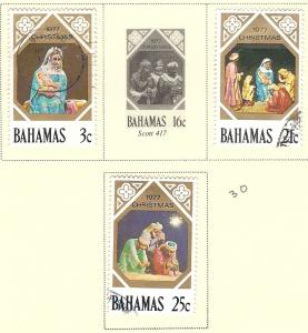 Bahamas #416,18-19 (U) 1977 CV$0.75
