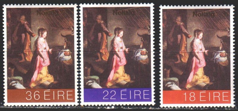 Ireland. 1981. 455-57. Christmas, Baroque paintings. MNH.